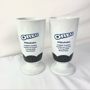 Oreo Milkshake Pedestal Ceramic Shake Cup Mug 7"